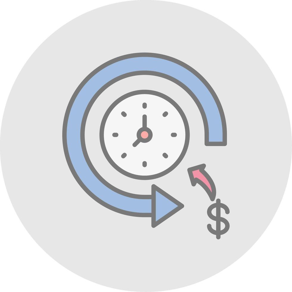 Refinery Line Filled Light Icon vector