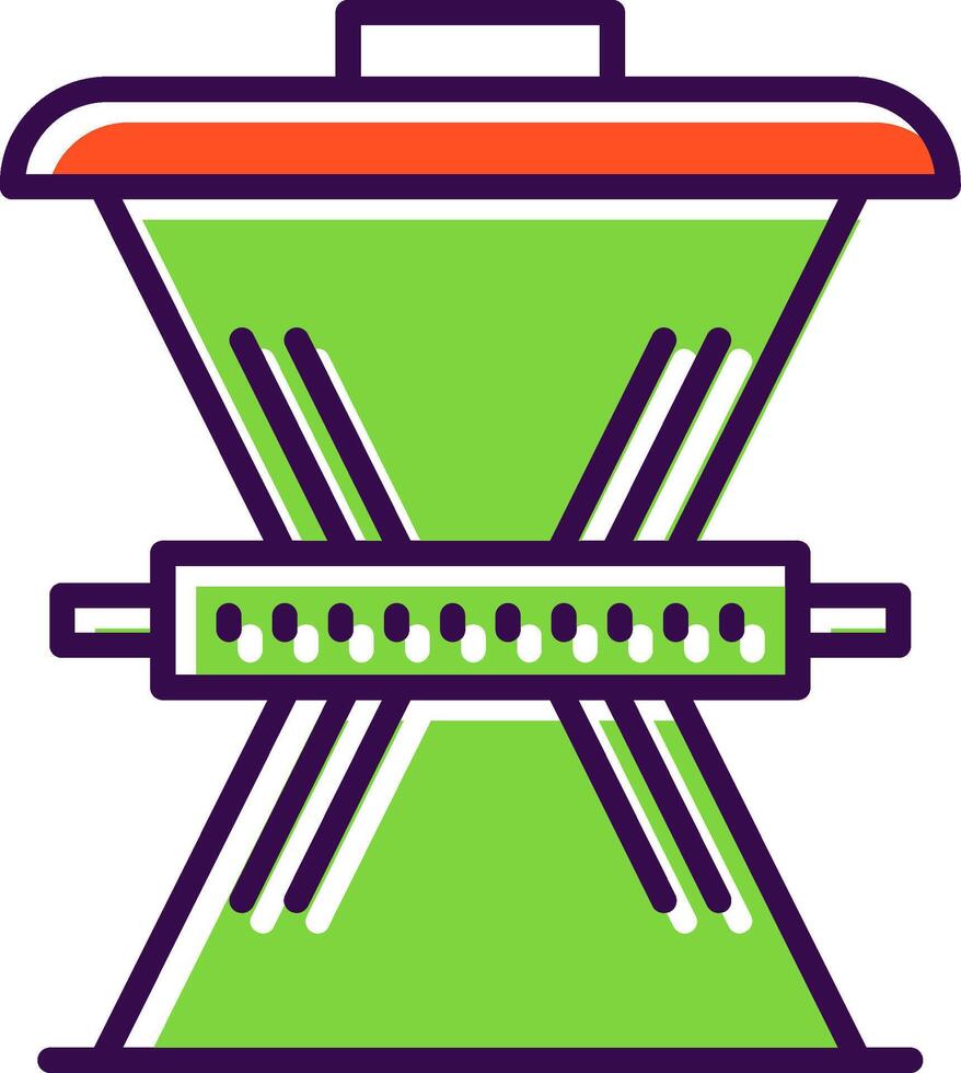 Waste Reduction filled Design Icon vector