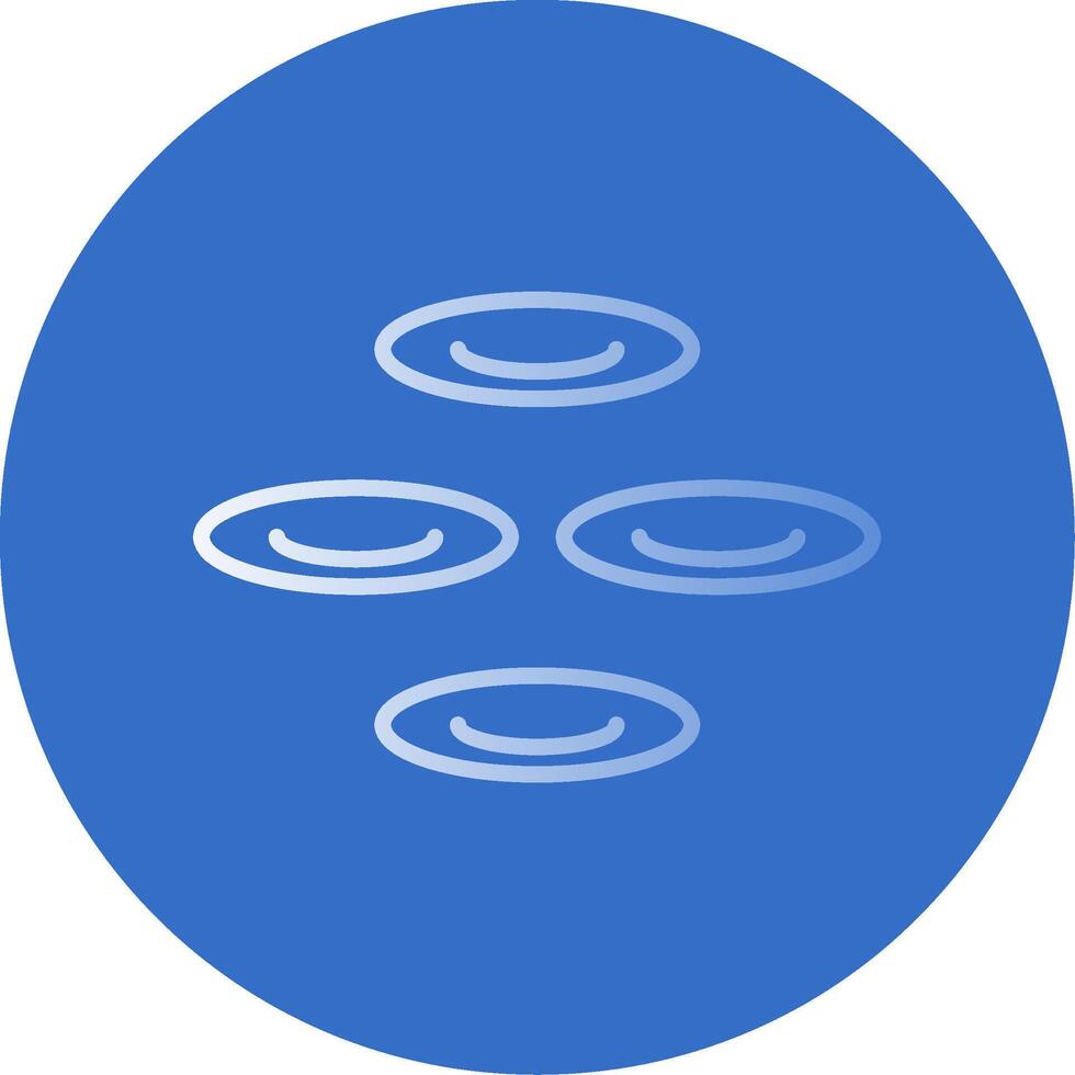 Cell Flat Bubble Icon vector