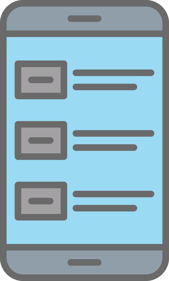 Survey Line Filled Light Icon vector