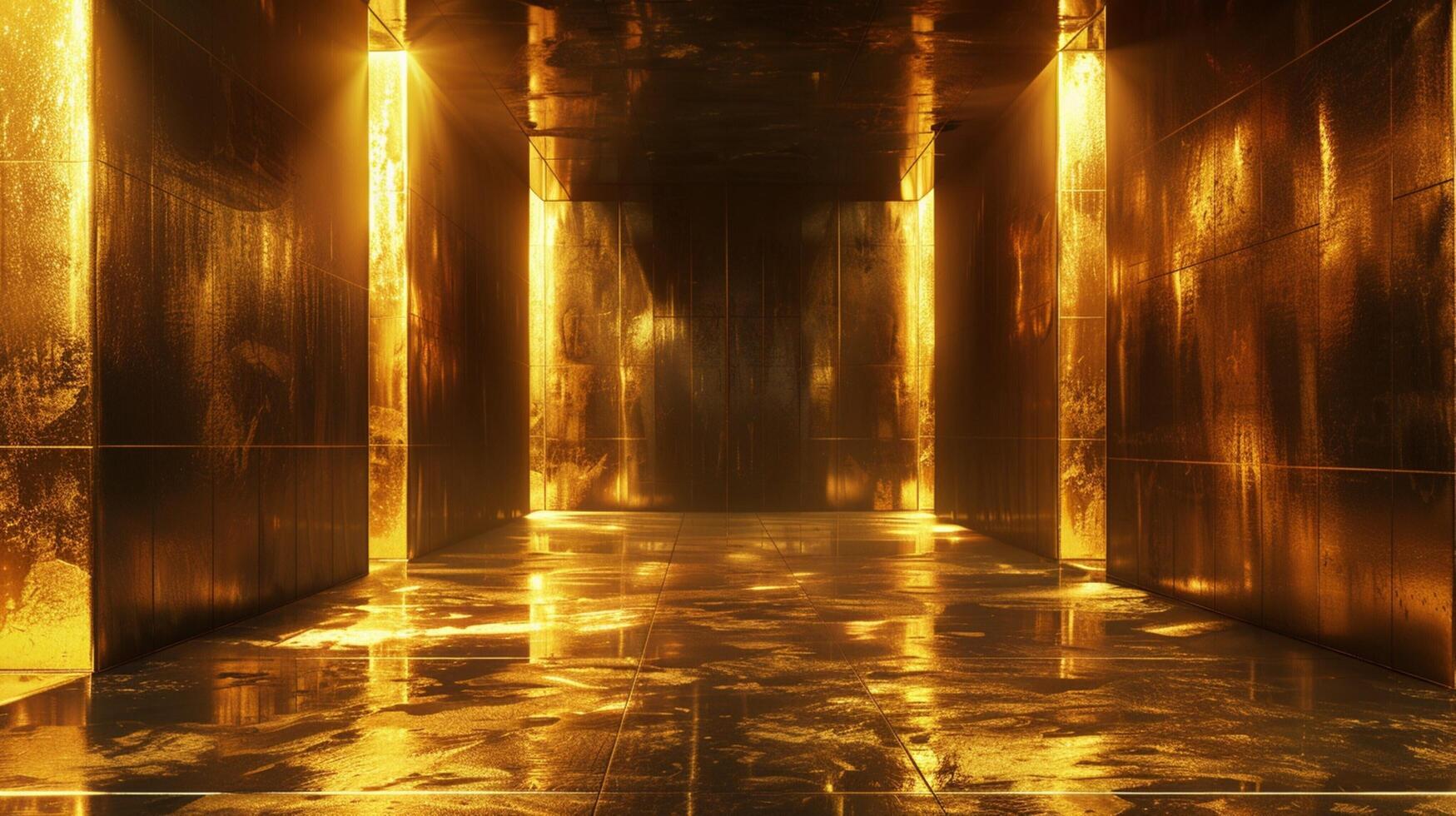 abstract luxury gold studio well use as background photo