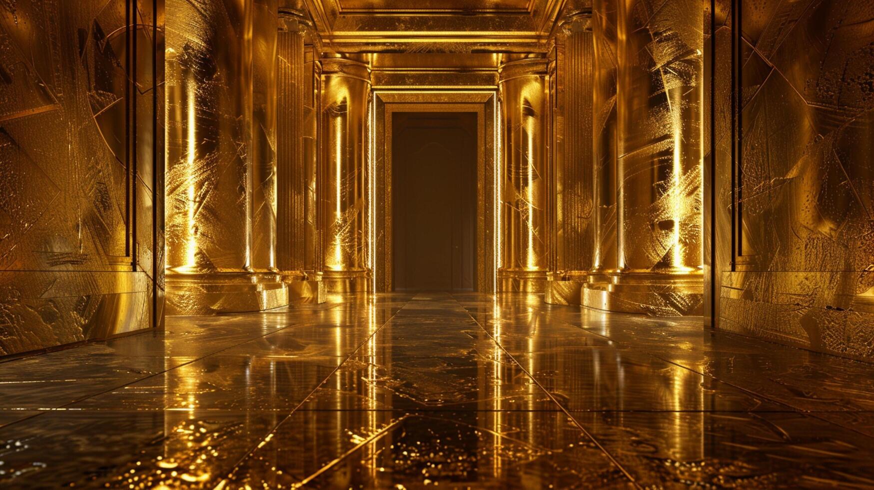 abstract luxury gold studio well use as background photo