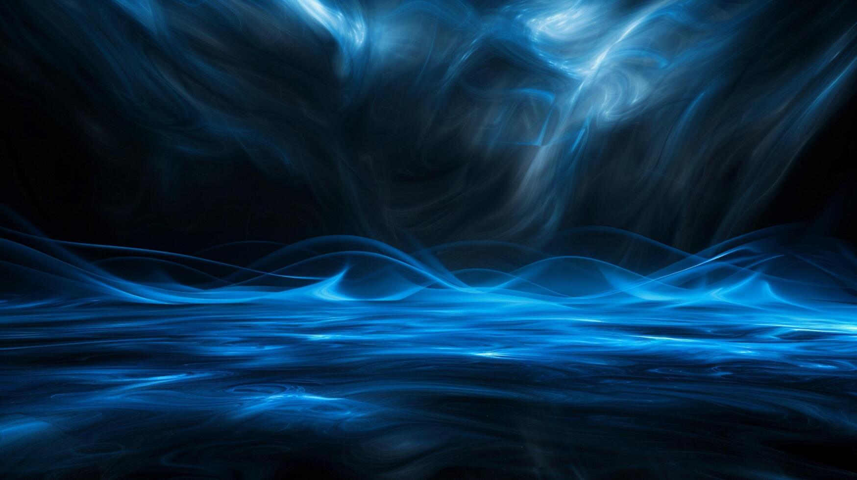 abstract smooth blue with black vignette studio photo