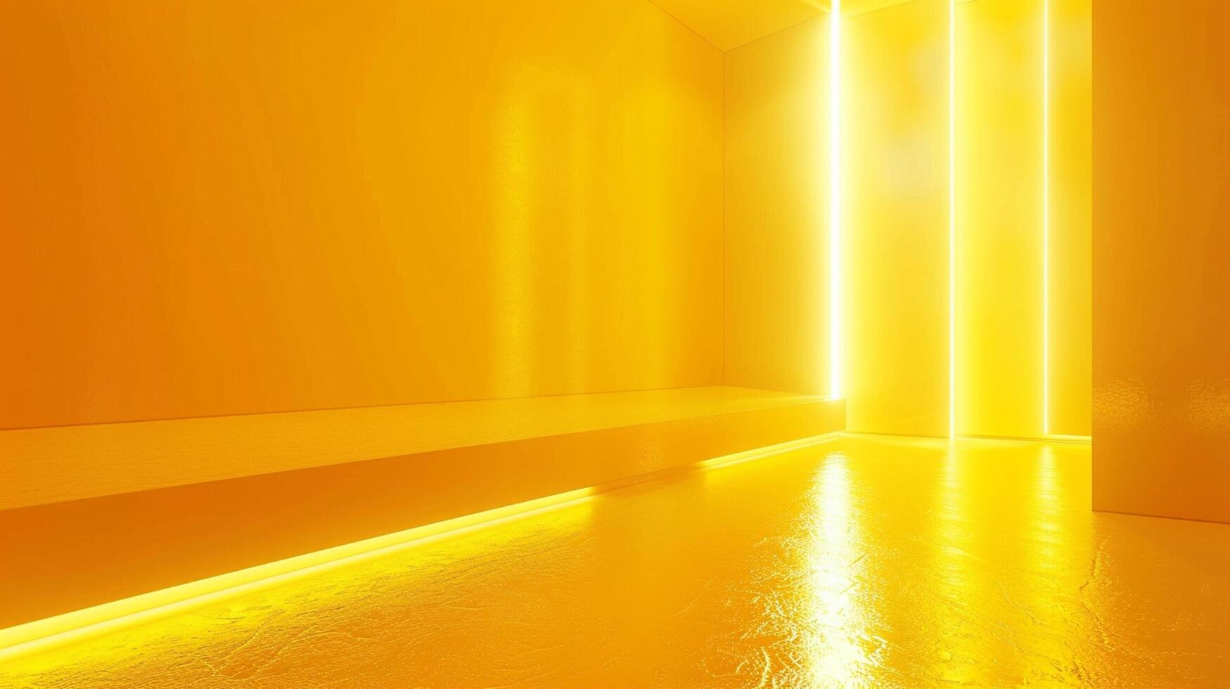 abstract solid of shining yellow gradient studio photo