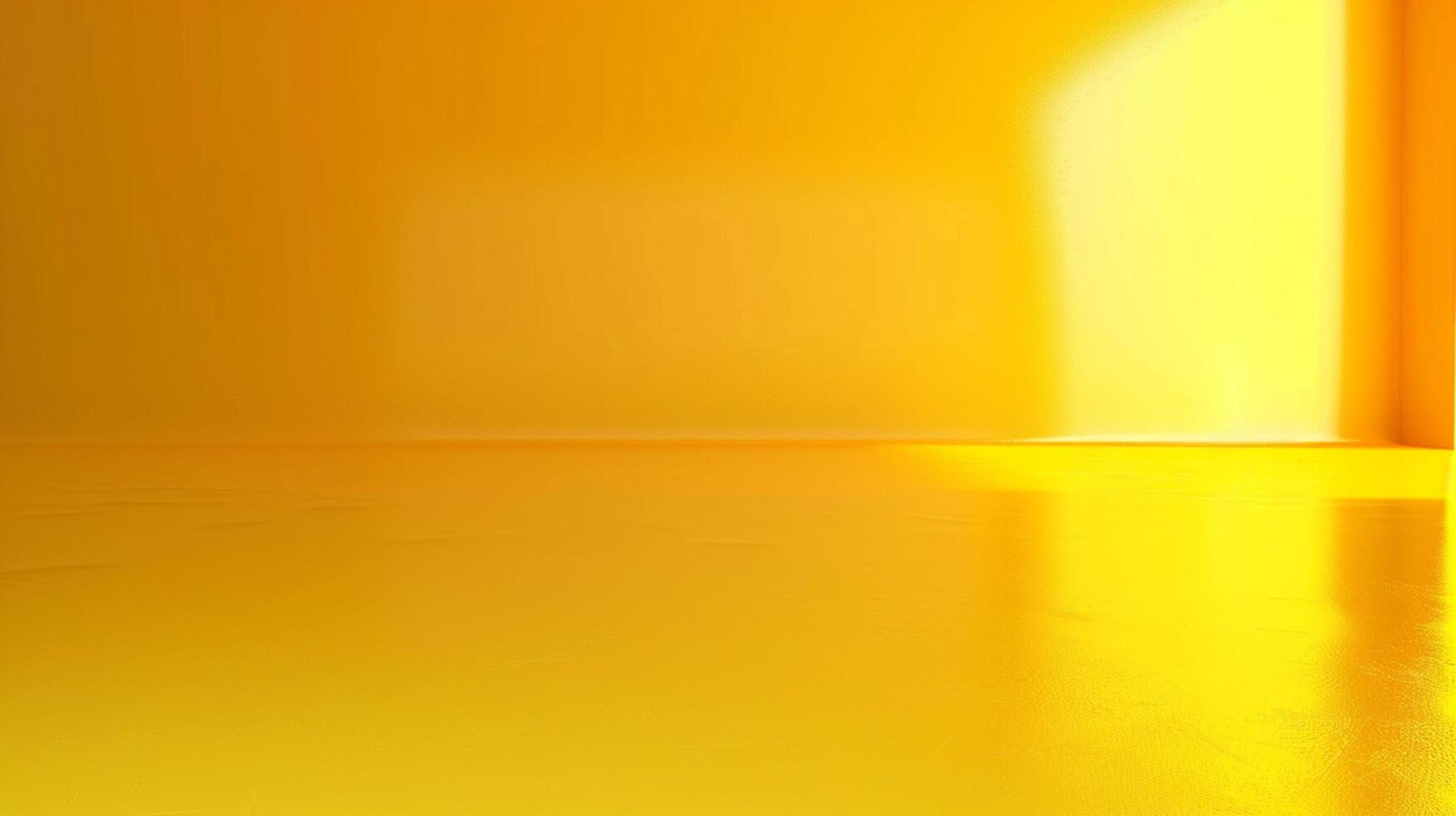 abstract solid of shining yellow gradient studio photo