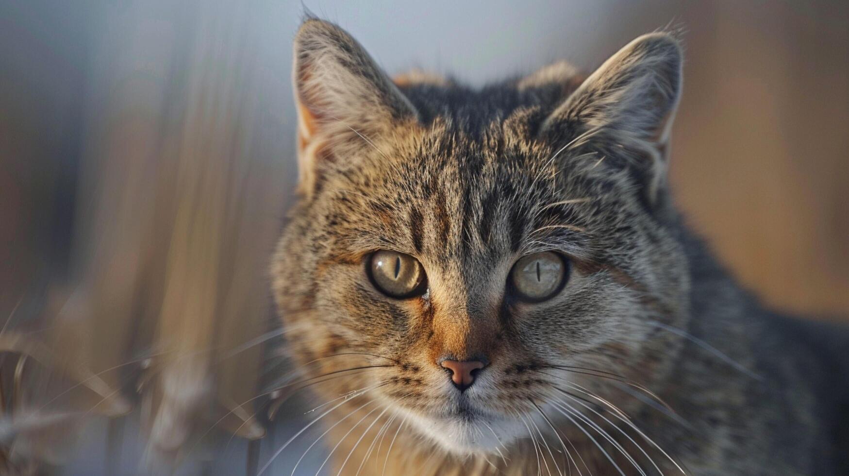 animal in wild nature undomesticated cat close up photo