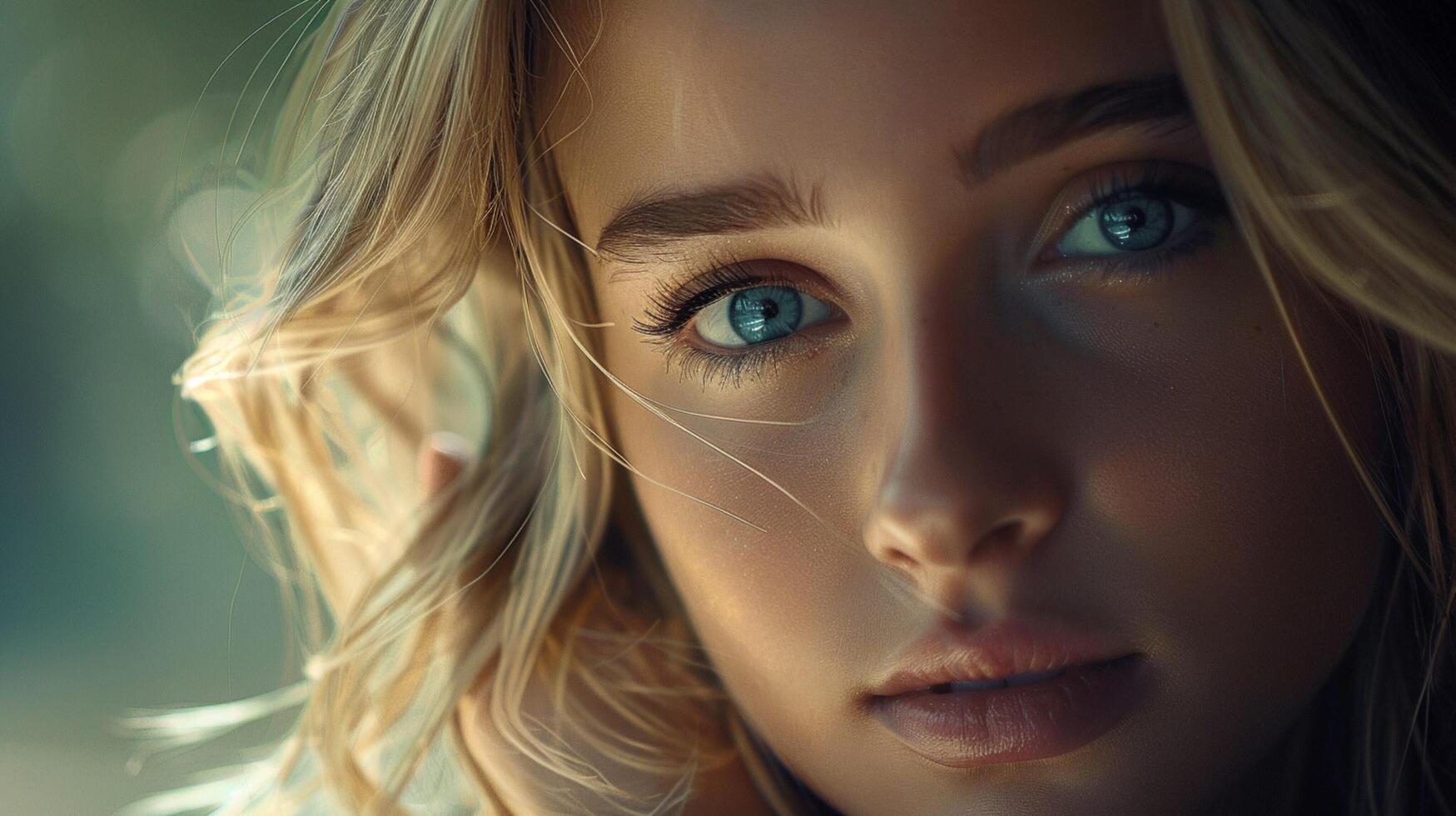 beautiful blonde woman elegance and sensuality photo