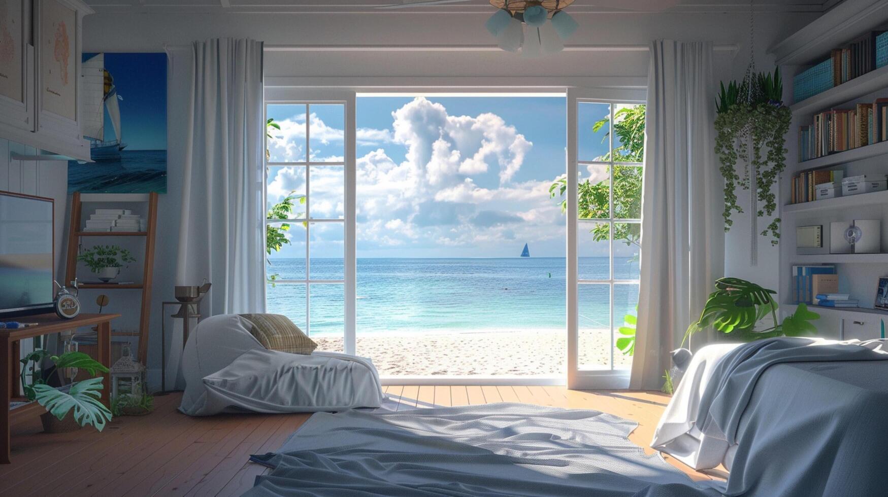 beautiful interior view of a room at coastal photo