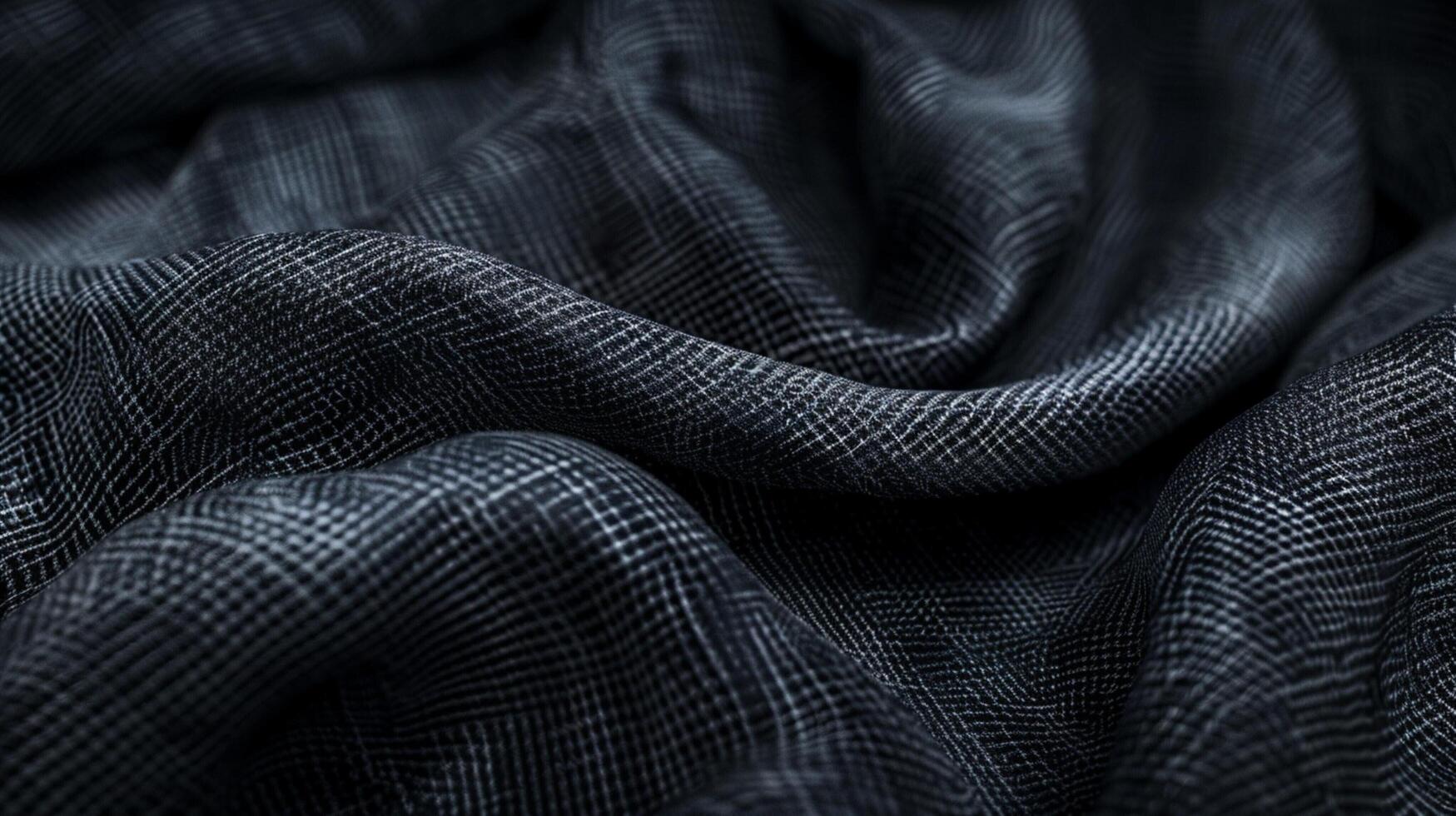 black fabric textile textured background detail photo