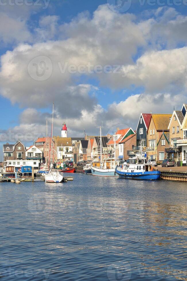 Fishing Village of Urk at Ijsselmeer,Flevoland Province,Netherlands photo