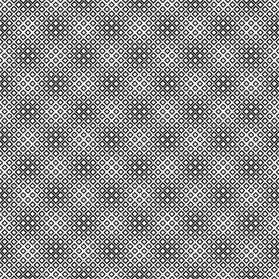 Monochrome seamless geometrical square pattern background design vector
