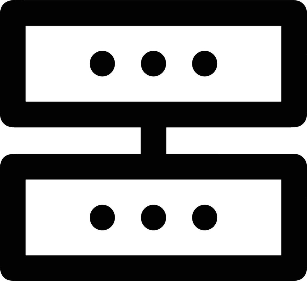 Storage data icon symbol image for database illustration vector