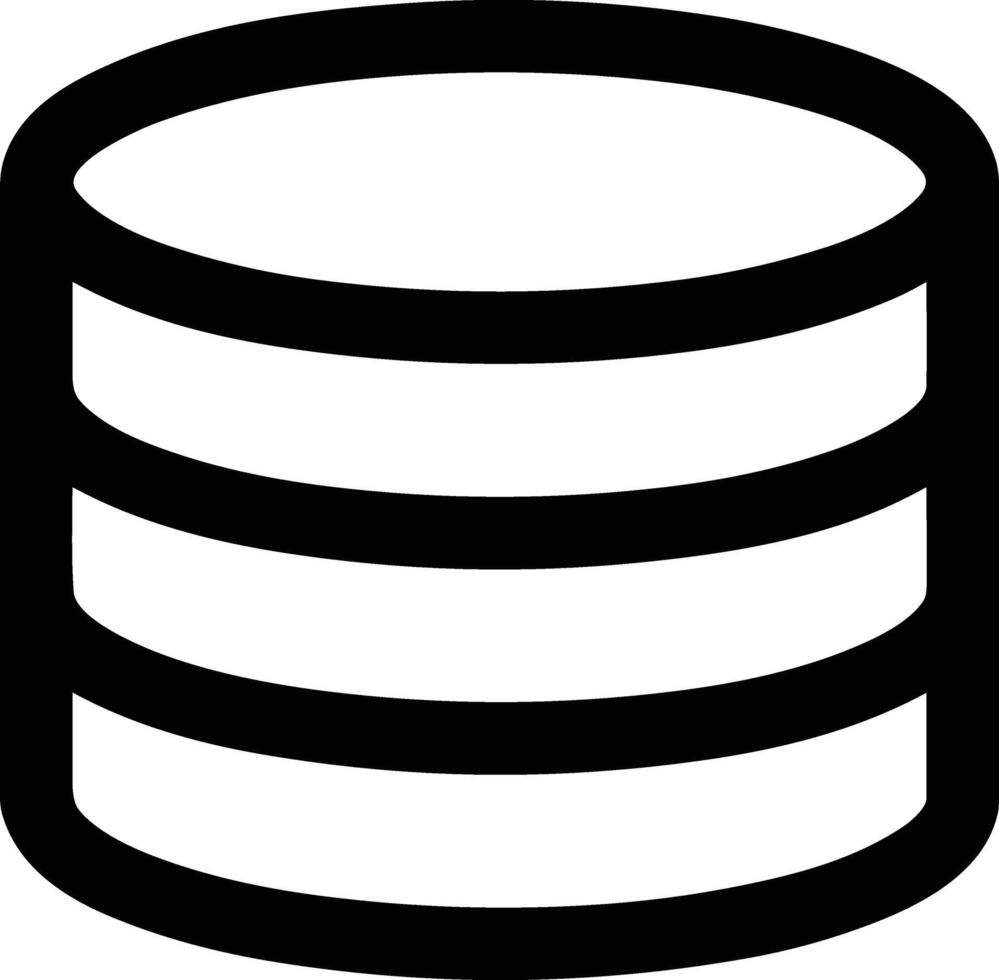 Storage data icon symbol image for database illustration vector