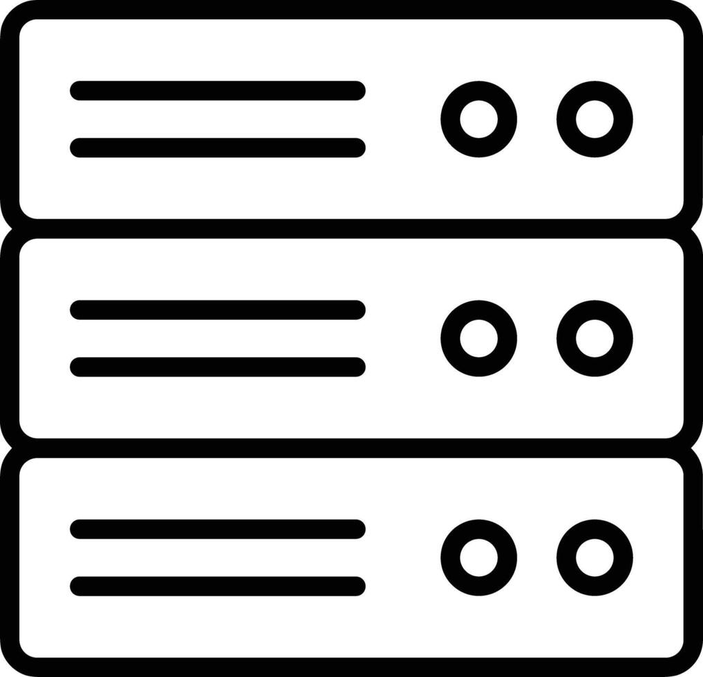 Storage data icon symbol image for database illustration vector