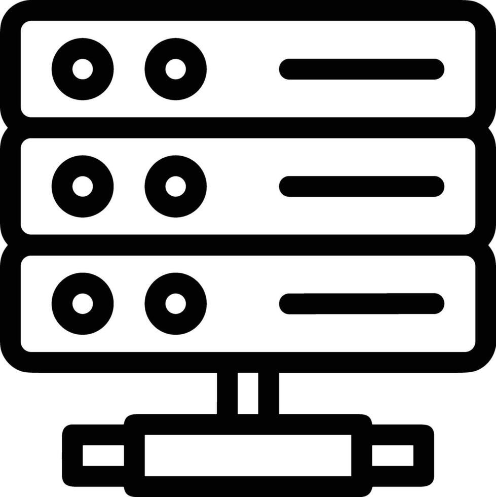 Storage data icon symbol image for database illustration vector
