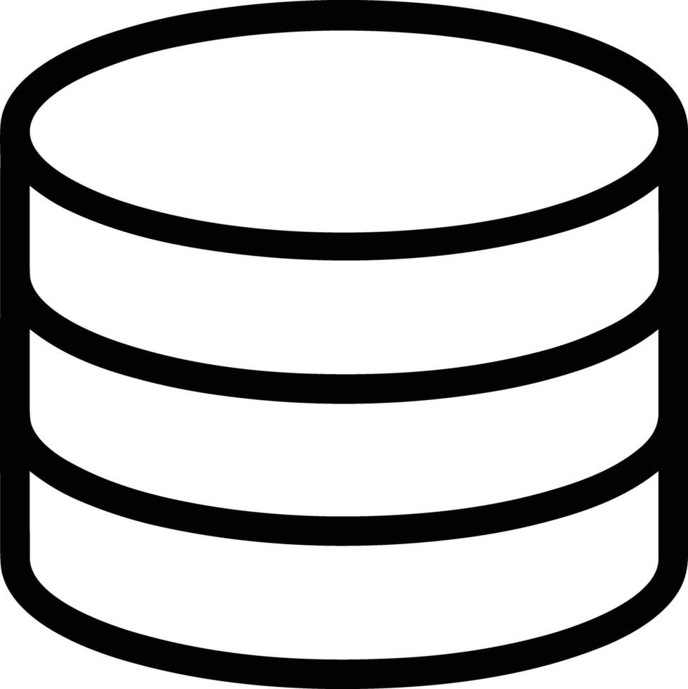 Storage data icon symbol image for database illustration vector