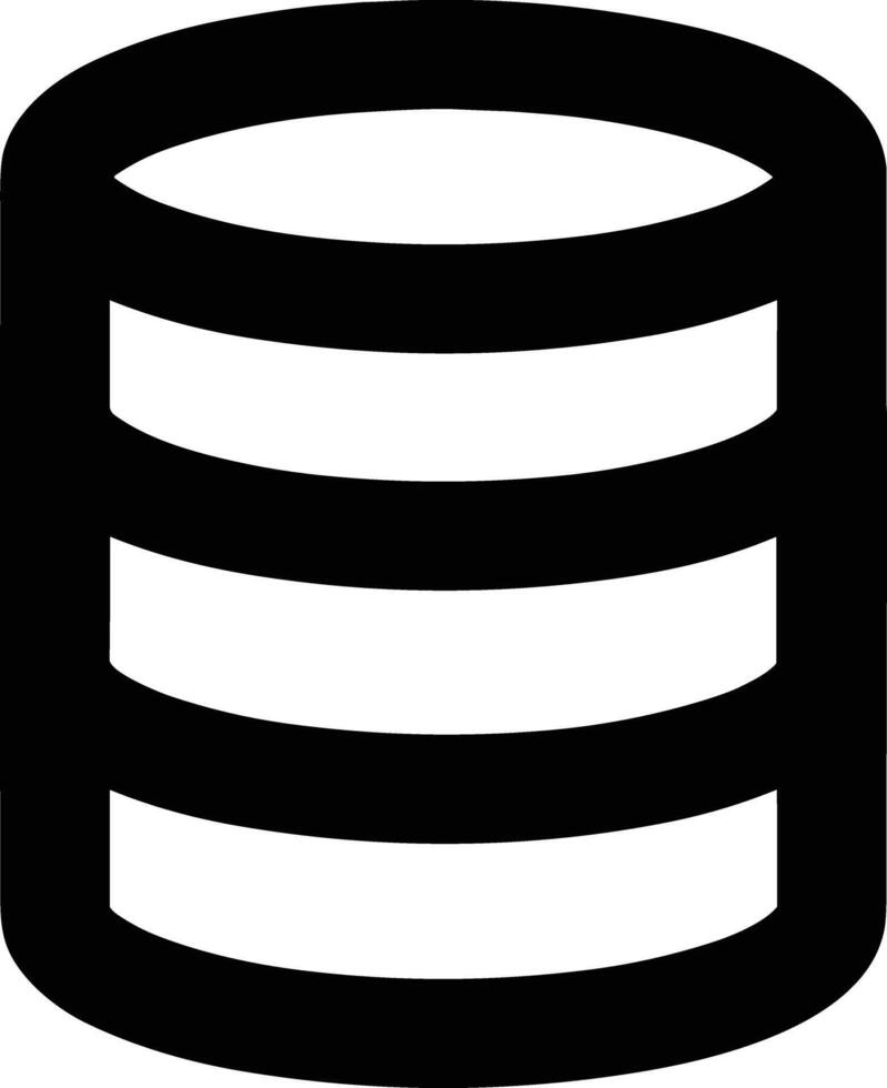 Storage data icon symbol image for database illustration vector