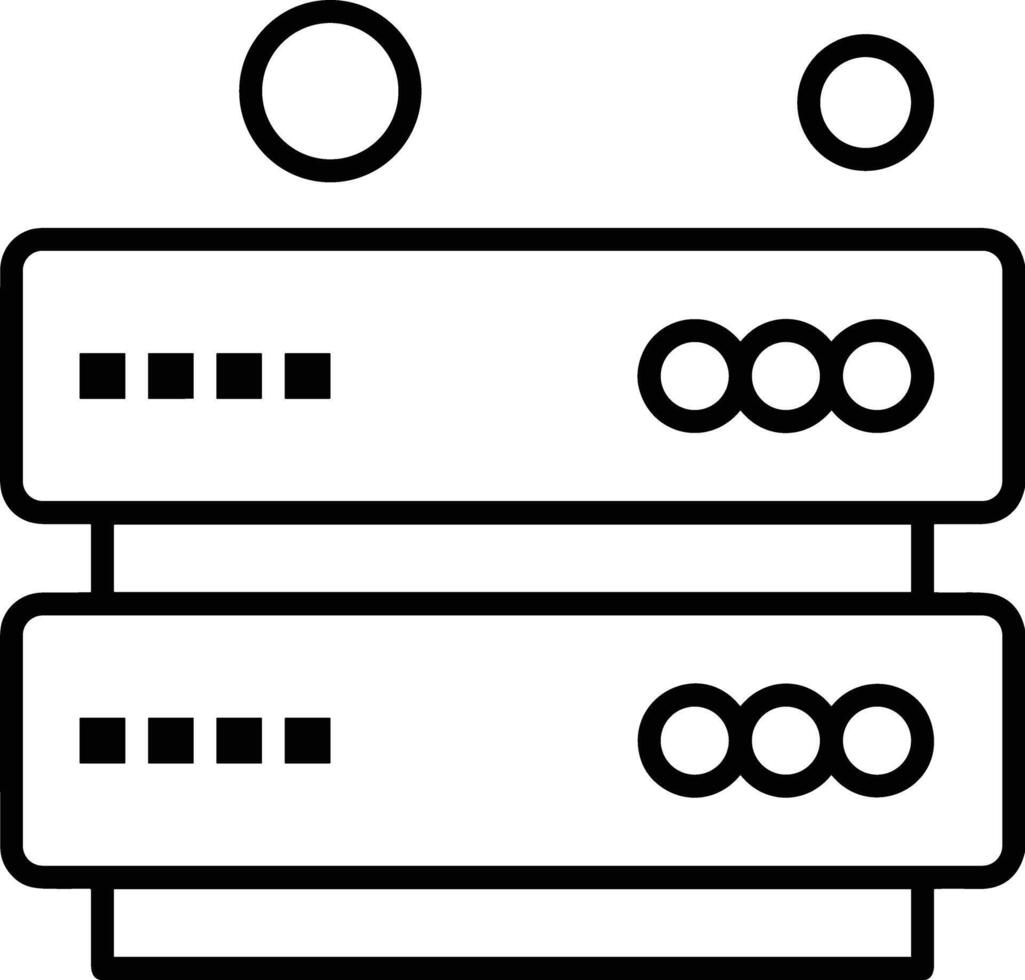 Storage data icon symbol image for database illustration vector