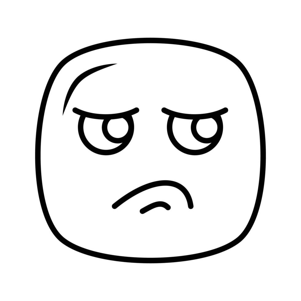 Disgusted emoji design, customizable unique vector
