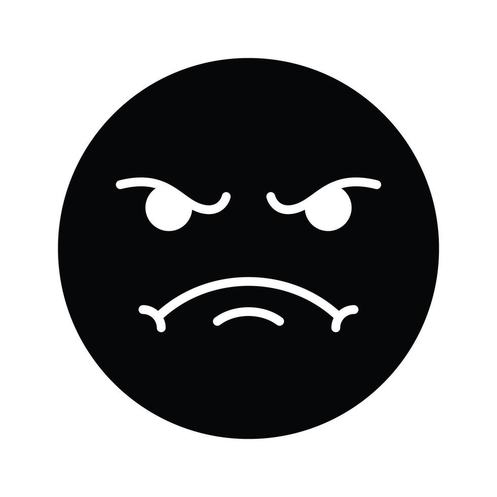 Have a look at this amazing icon of angry emoji, premium vector