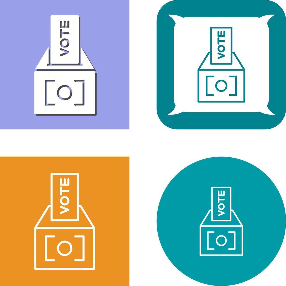 Vote Icon Design vector