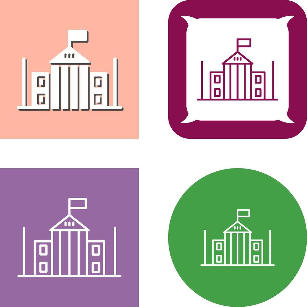 Parliament Icon Design vector