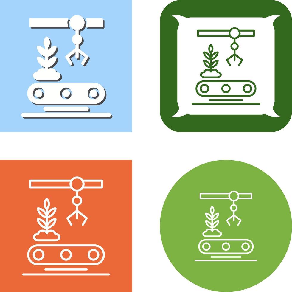 Conveyor Icon Design vector