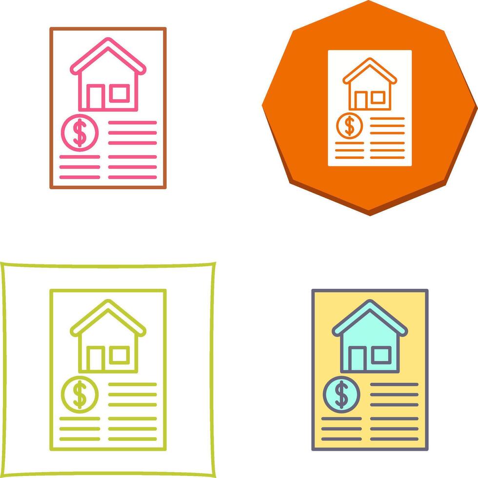 Document Icon Design vector