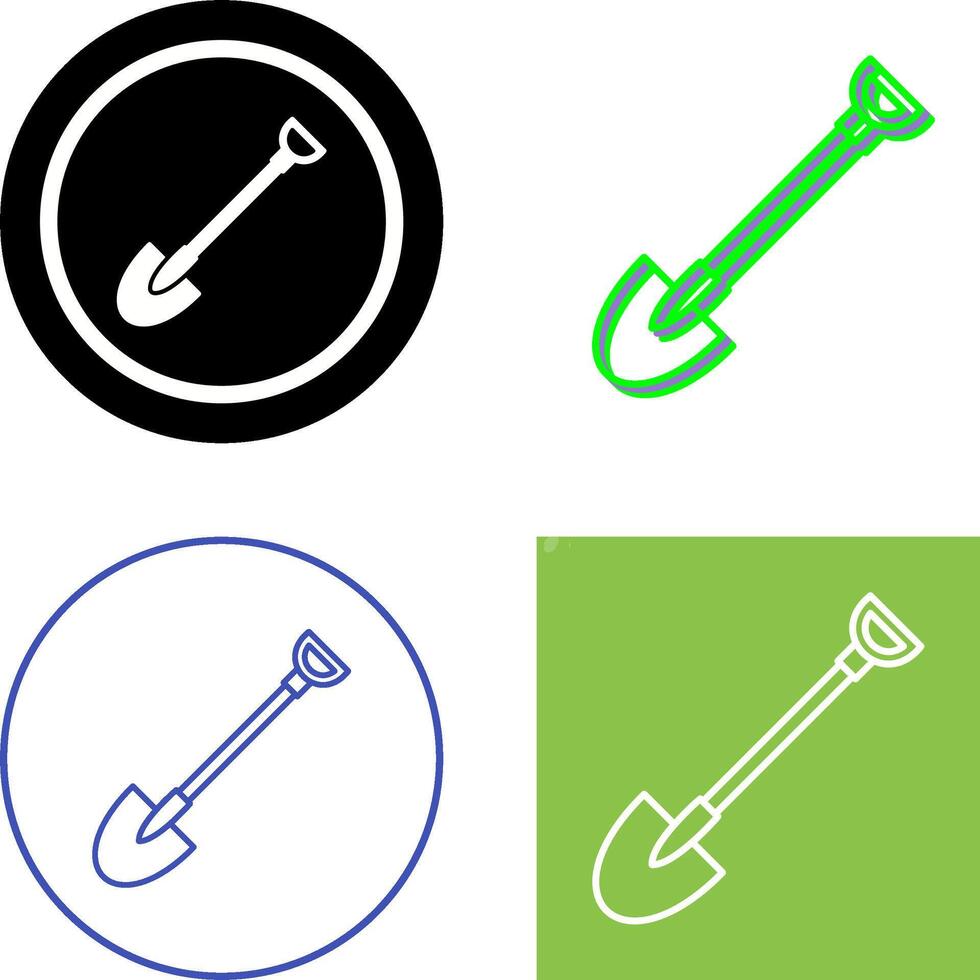 Shovel Icon Design vector