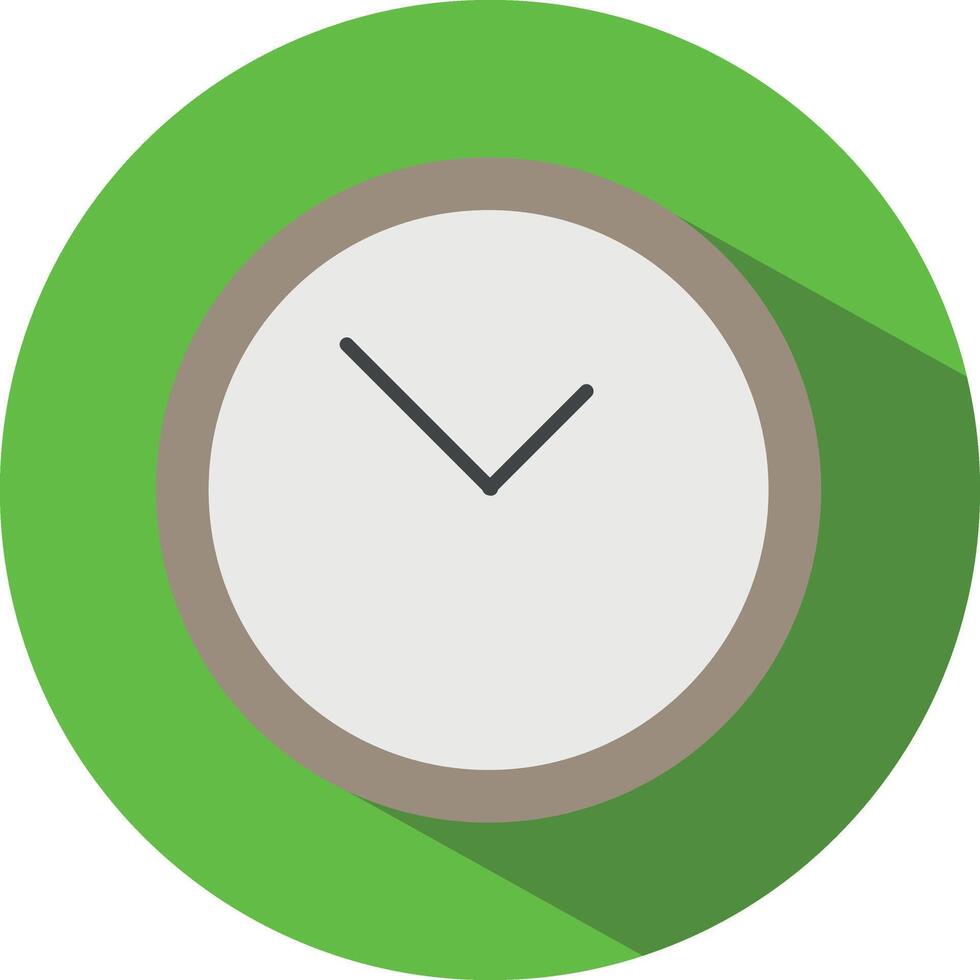 Icon of a clock in flat style. illustration. vector