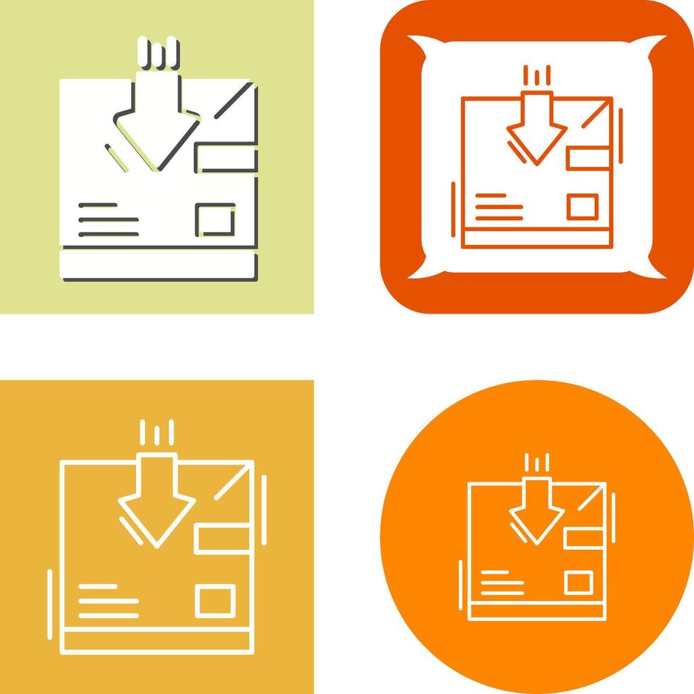 Return Icon Design vector