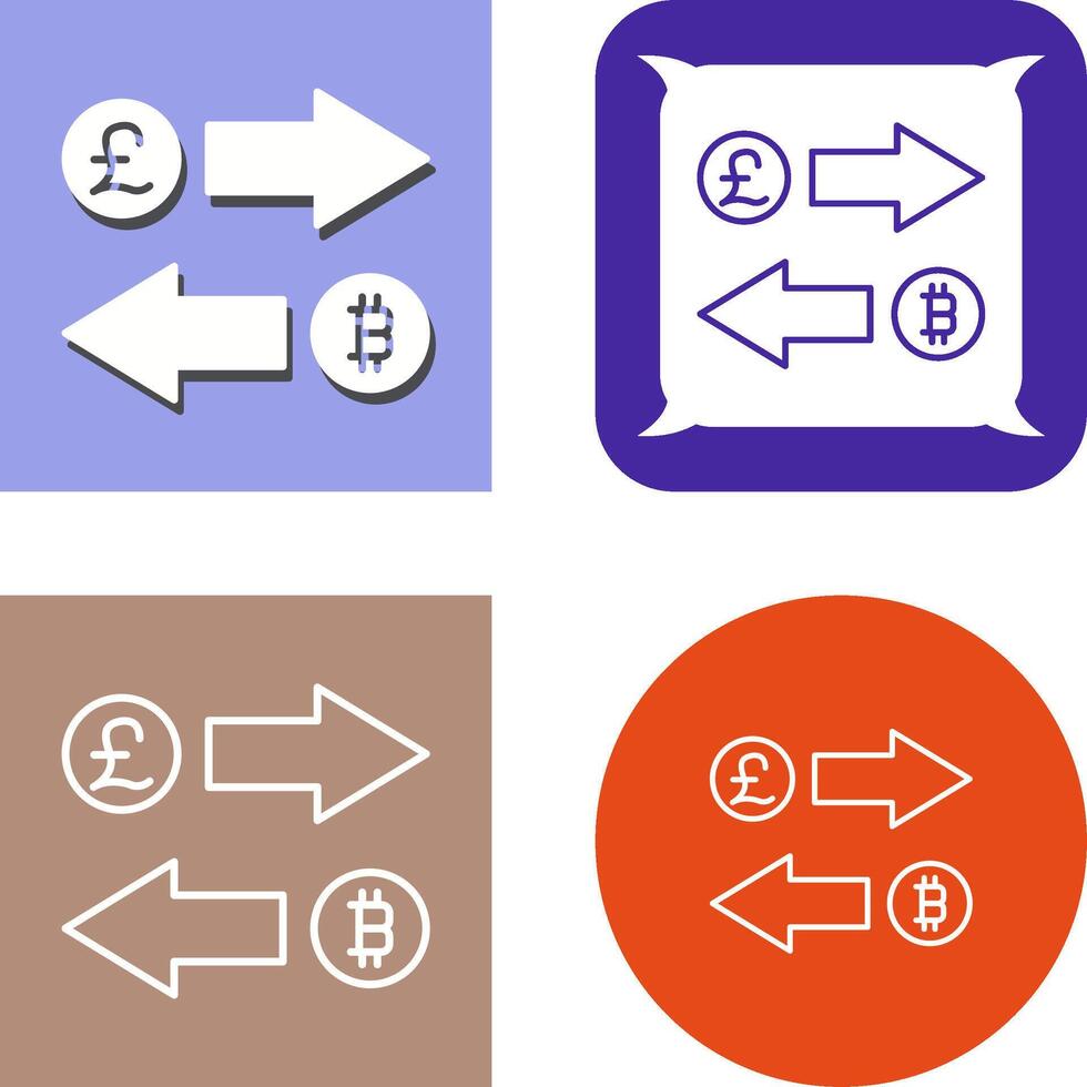 Exchange Icon Design vector