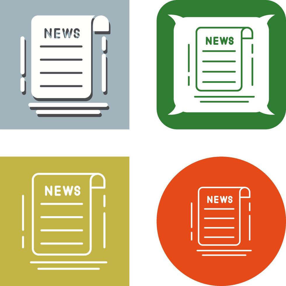 News Icon Design vector