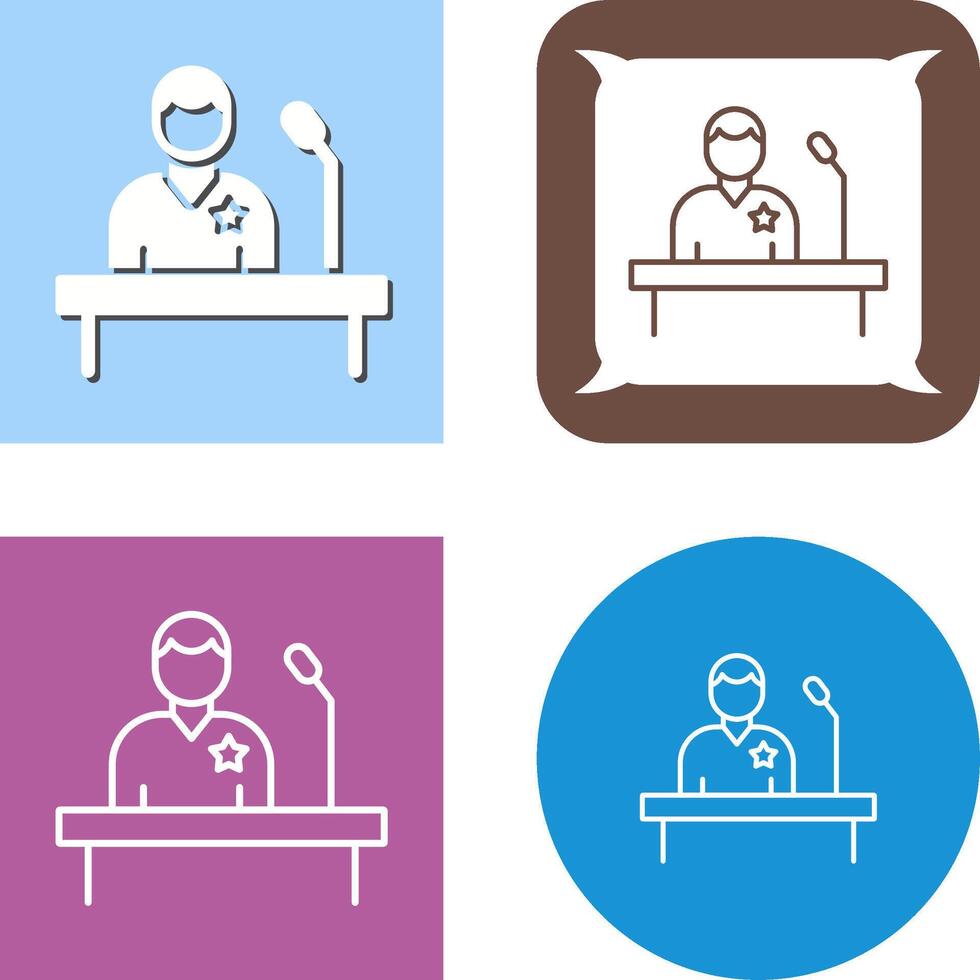 Candidate Icon Design vector