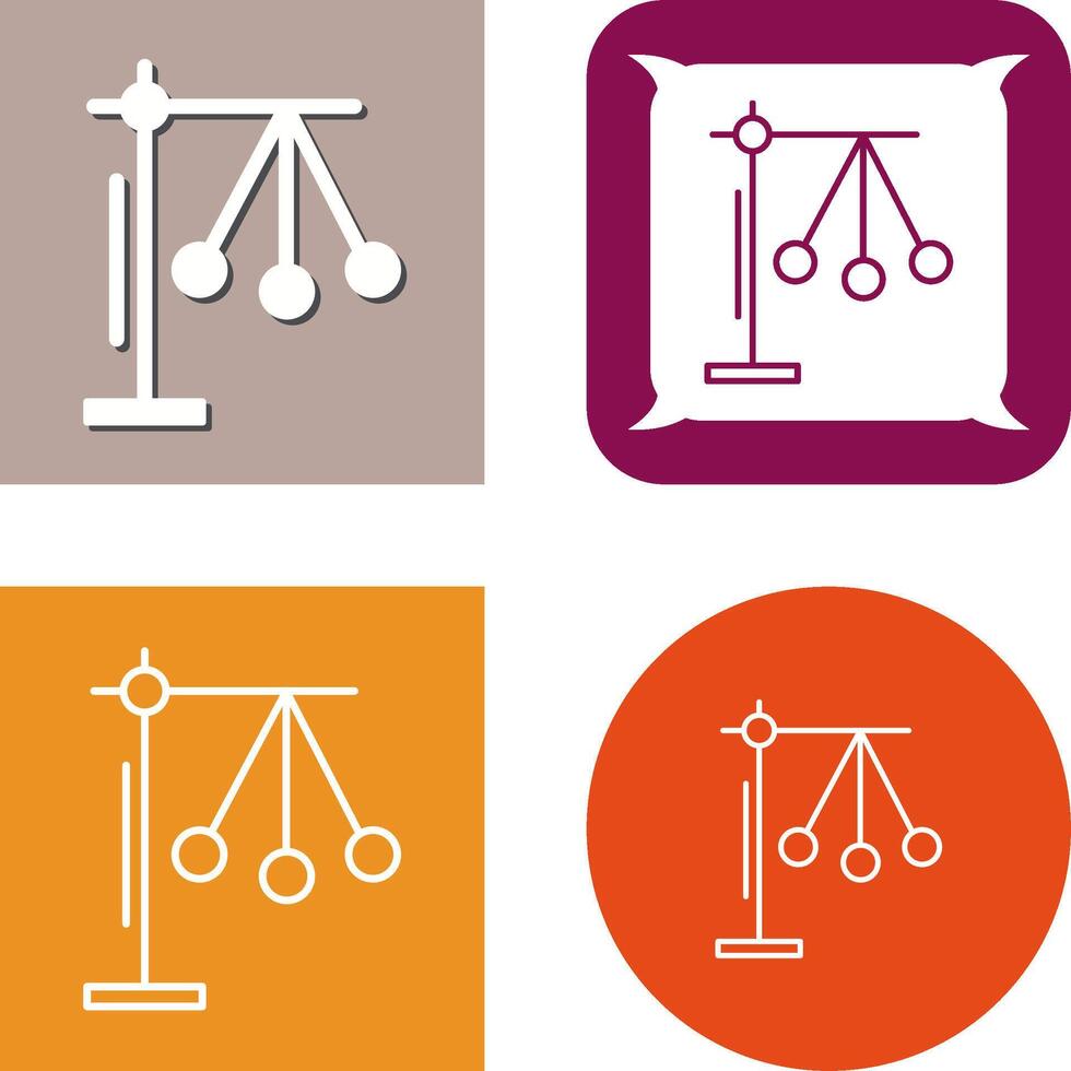 Pendulum Icon Design vector