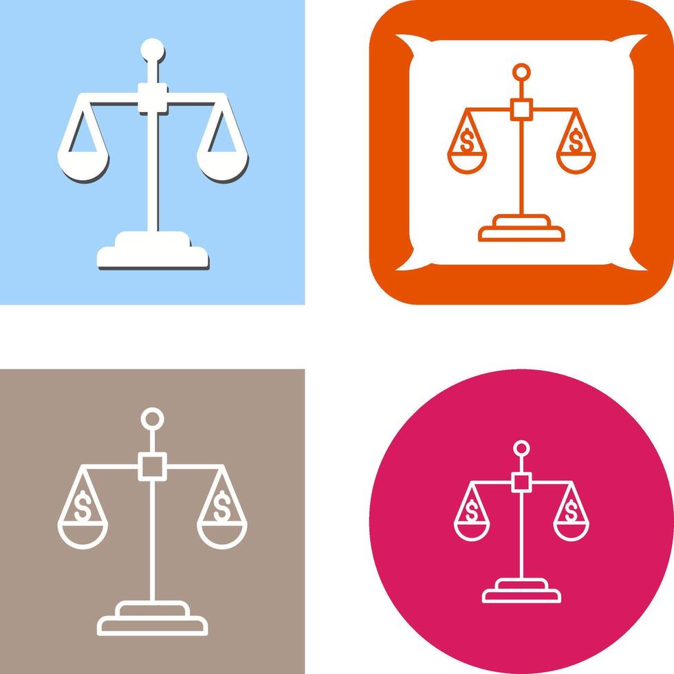 Scale Icon Design vector