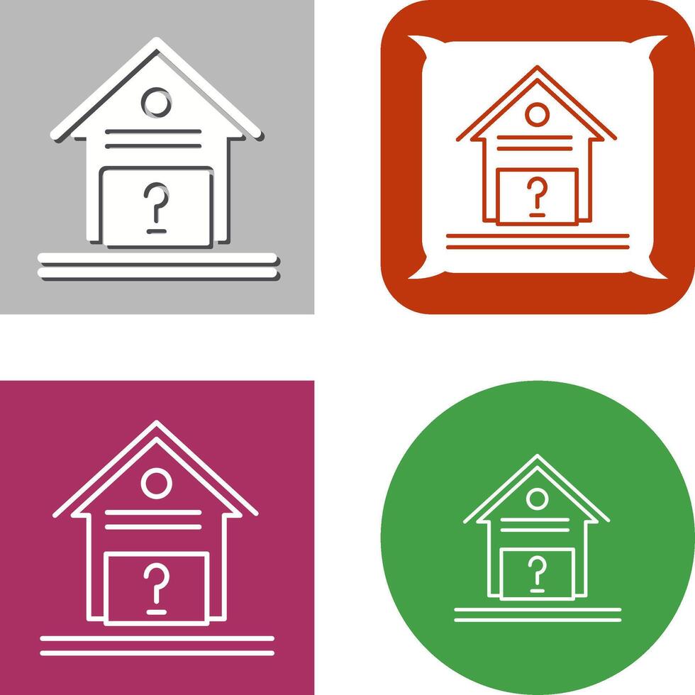Unknown Icon Design vector