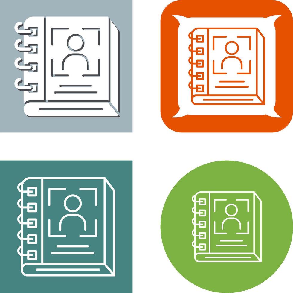 Directory Icon Design vector