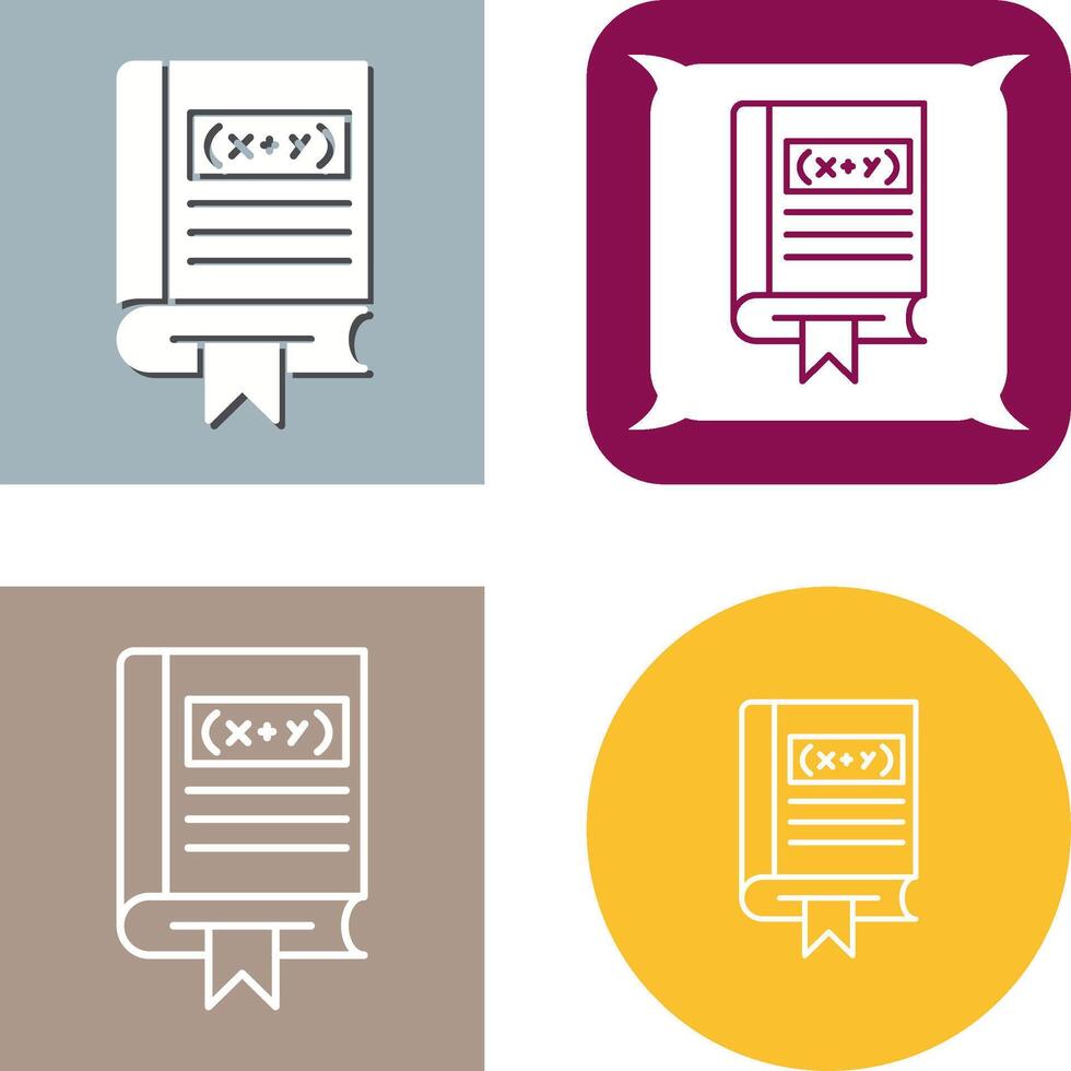 Algebra Icon Design vector