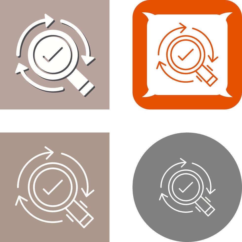 Research Icon Design vector
