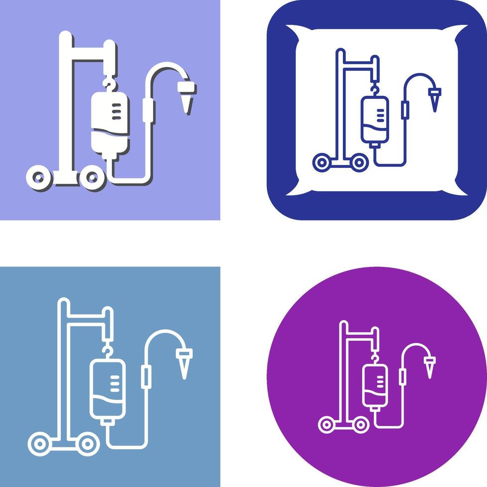 Intravenous Icon Design vector