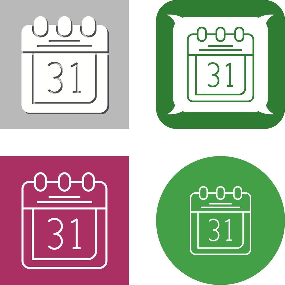 Calendar Icon Design vector