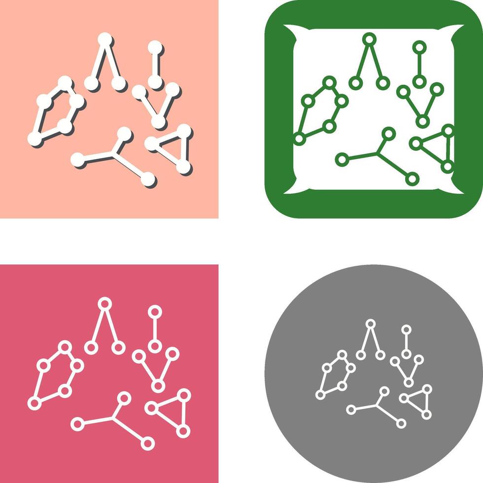 Constellation Icon Design vector