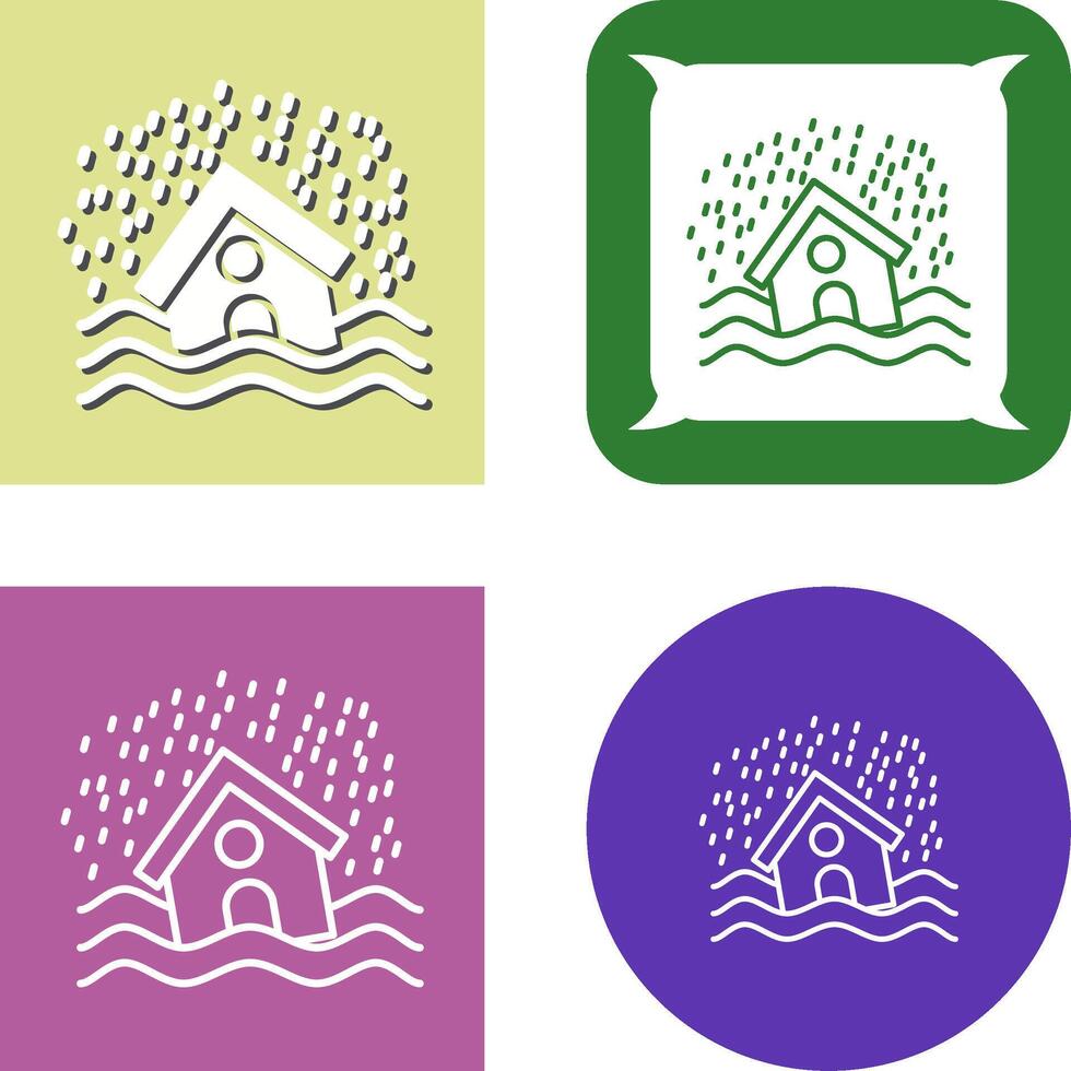 Disaster Icon Design vector