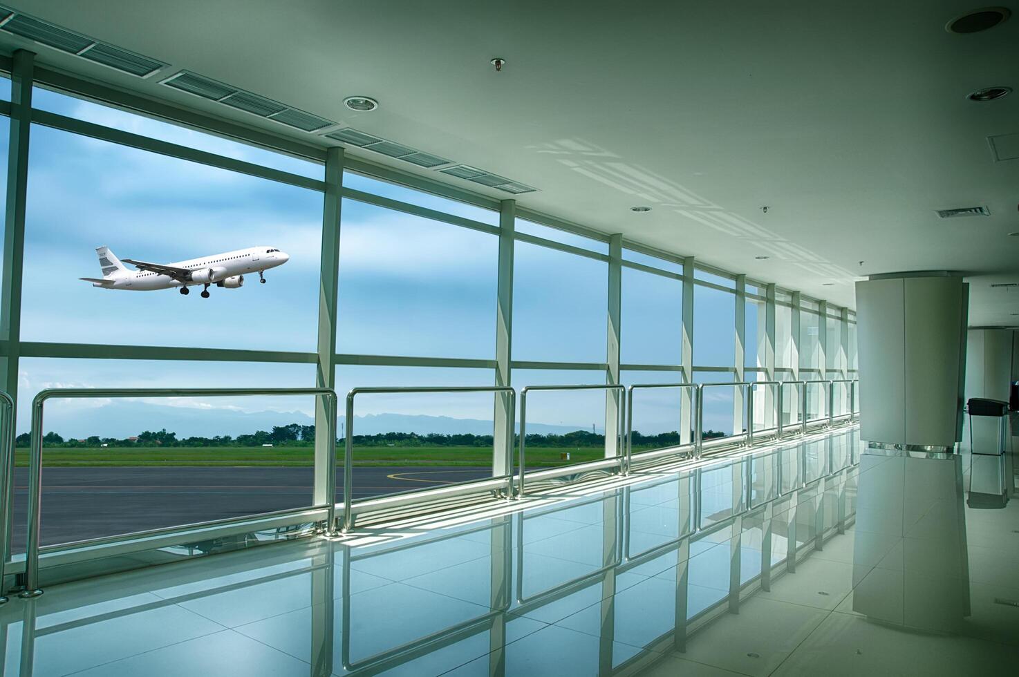 interior design at international airports photo