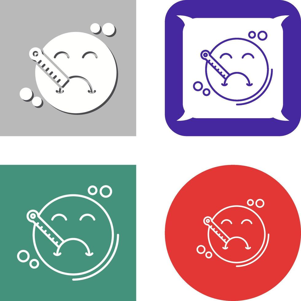 Sick Icon Design vector
