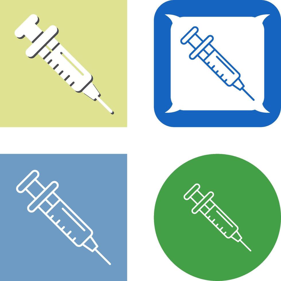 Injection Icon Design vector