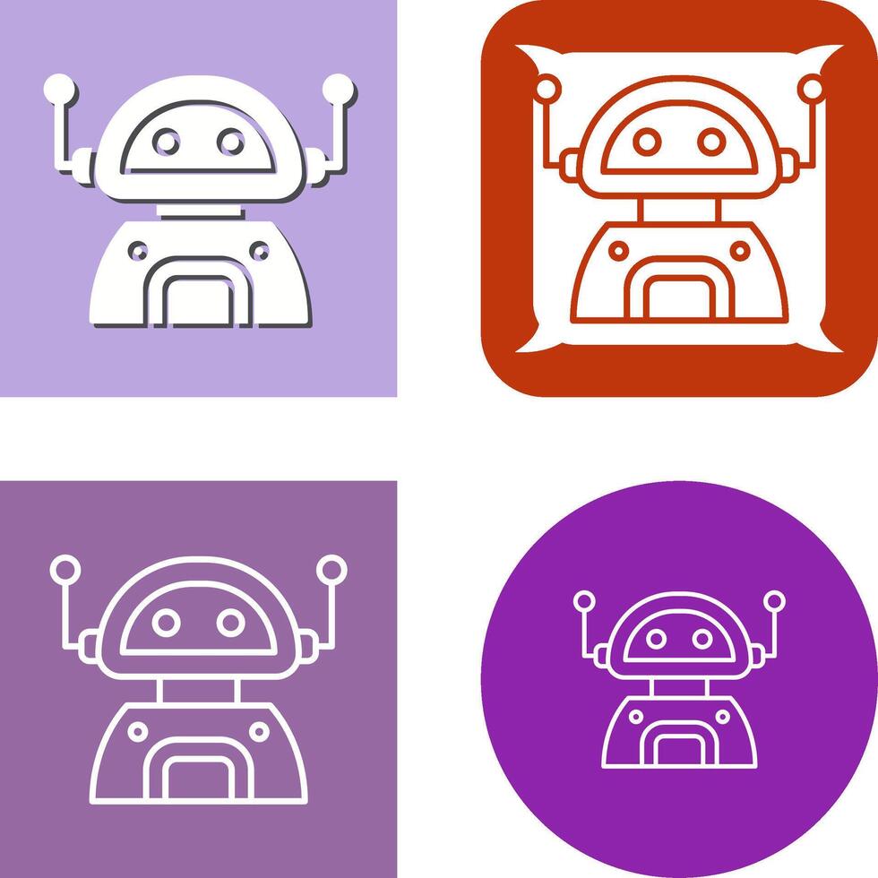 Robot Icon Design vector