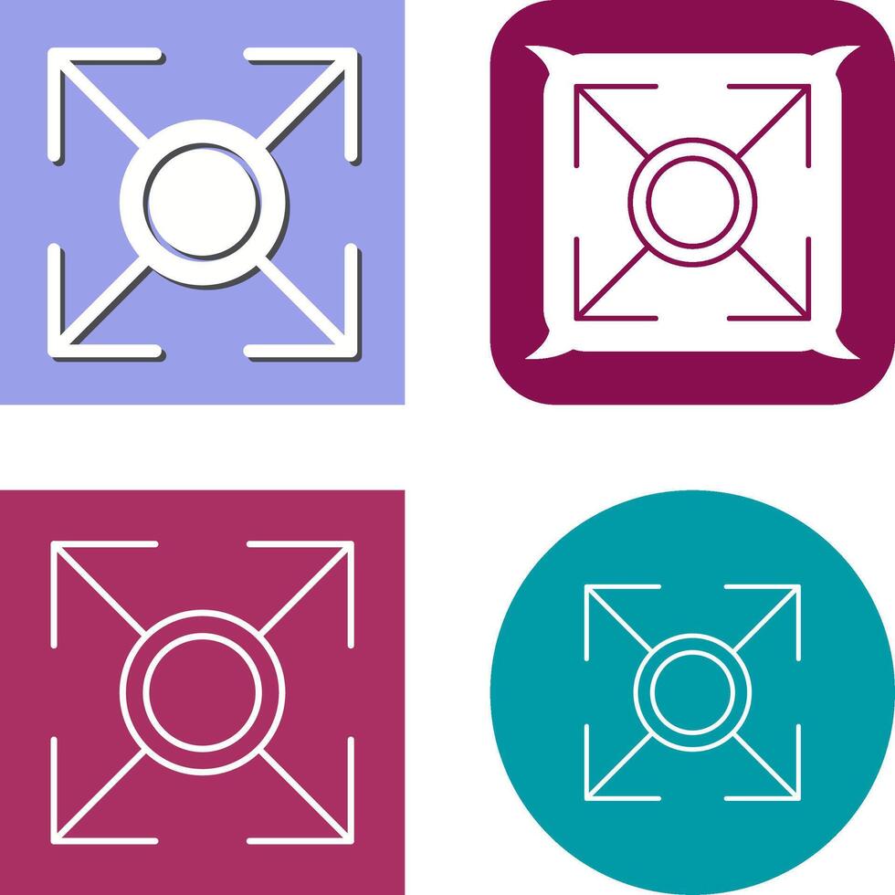 Expand Icon Design vector