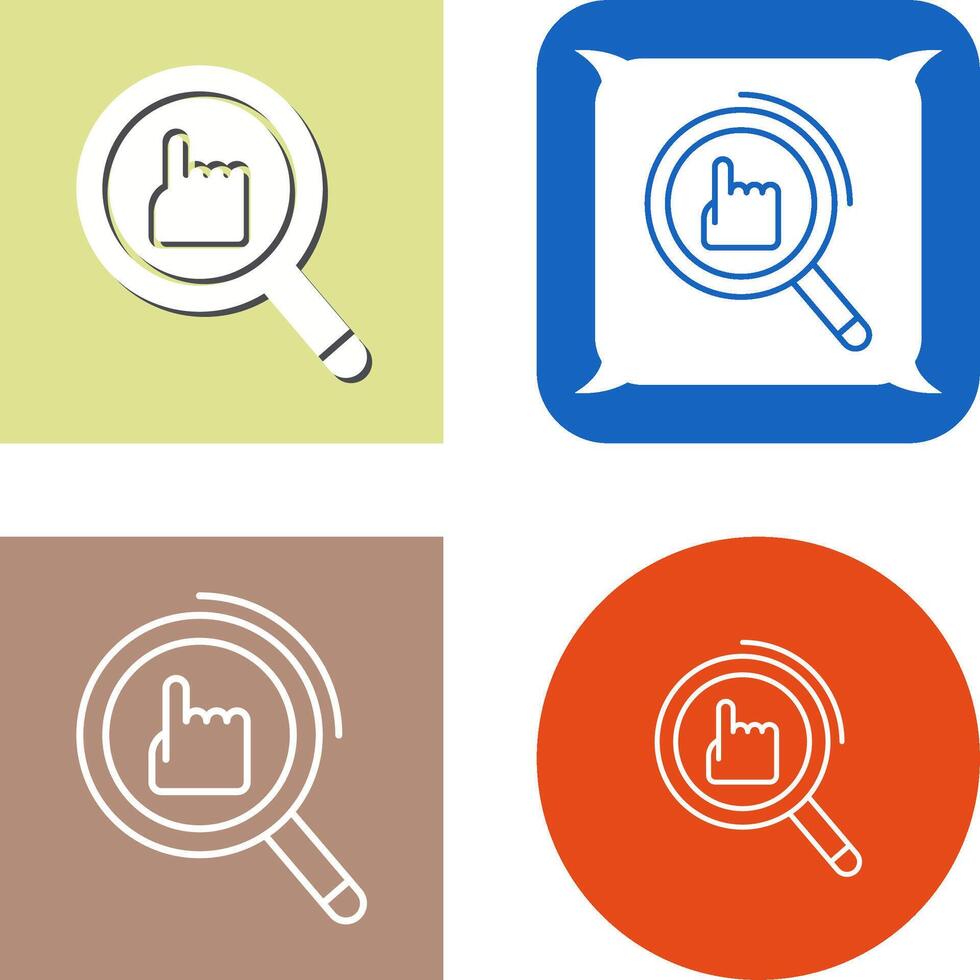Quick Selection Icon Design vector